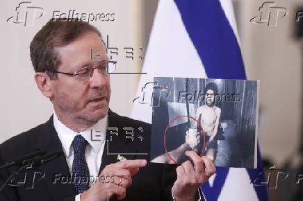 Israeli President Isaac Herzog visits Latvia