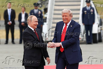 U.S. President Trump meets with Russian President Putin in Alaska