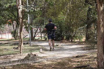 Movimentação no Parque Ibirapuera em São Paulo