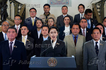 Thai Constitutional Court removes PM Shinawatra from office, in Bangkok