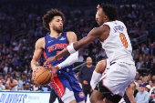 NBA: Playoffs-Detroit Pistons at New York Knicks