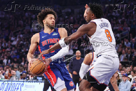 NBA: Playoffs-Detroit Pistons at New York Knicks