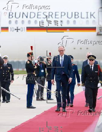 New German Chancellor Merz visits Paris