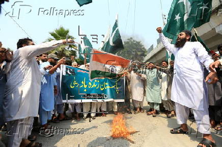 PMML party protest following India's missile strikes in Pakistan