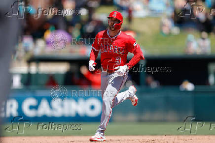 MLB: Los Angeles Angels at Athletics
