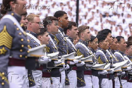 US President Trump delivers commencement address at US Military Academy