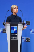 NATO Secretary General Rutte holds joint presser with Iceland's Prime Minister Frostadottir, in Brussels