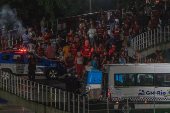 partida entre flamengo e Deportivo Tachira