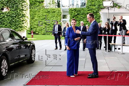 Denmark's Prime Minister Frederiksen visits Germany