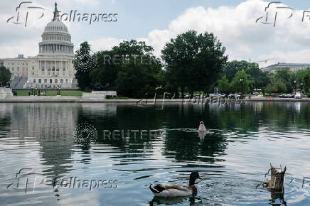 Daily Life in Washington D.C. as U.S. President Donald Trump Comteplates Military Action in Iran