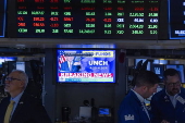 New York Stock Exchange as Fed leaves rates unchanged