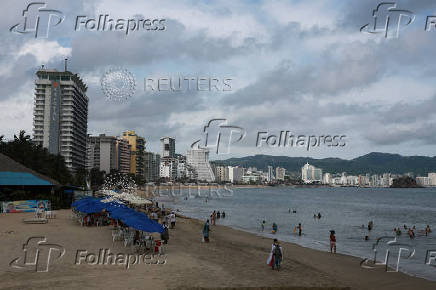 Hurricane Erick strengthens off Mexico's Pacific Coast, in Acapulco