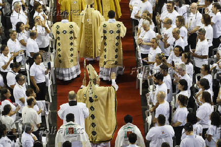 Celebração de Corpus Christi em Belém
