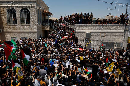 Funeral of Palestinian youths