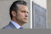 US Secretary of Defense Hegseth meets with Bahrain Crown Prince at the Pentagon