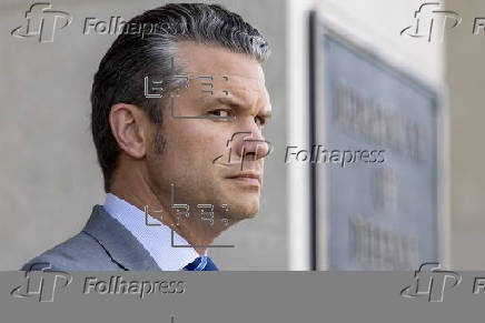 US Secretary of Defense Hegseth meets with Bahrain Crown Prince at the Pentagon