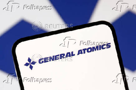 Illustration shows General Atomics logo