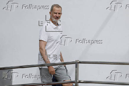 Felipe VI participa en la primera regata de la Copa del Rey en Palma