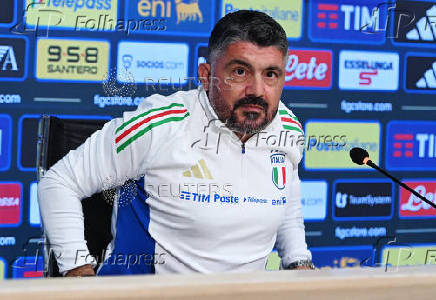 Gennaro Gattuso first training session with Italy