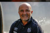 Jorge Sampaoli, técnico do Santos