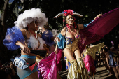 O bloquinho Cornucópia Desvairada, na Barra Funda - SP