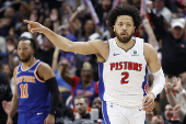 NBA: Playoffs-New York Knicks at Detroit Pistons