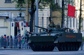 Rehearsal for Victory Day parade in Moscow