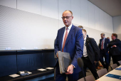 CDU and CSU parliamentary Bundestag fraction meeting