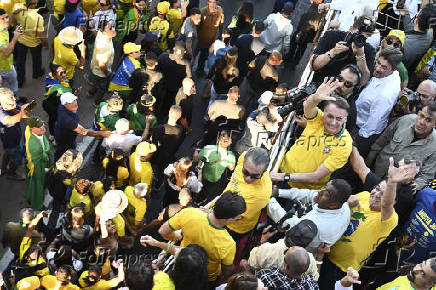 Bolsonaro ato pela anistia em Brasília