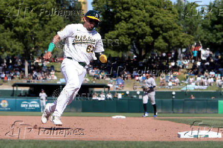 MLB: New York Yankees at Athletics