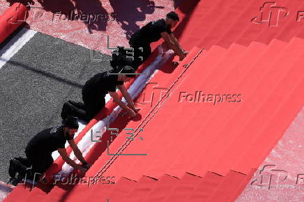 Preparations - 78th Cannes Film Festival