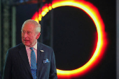 Britain's King Charles visits SXSW London