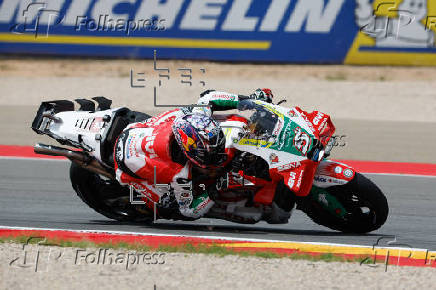 Entrenamientos libres de MotoGP para el Gran Premio de Aragón de Motociclismo