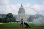 Daily Life in Washington D.C. as U.S. President Donald Trump Comteplates Military Action in Iran