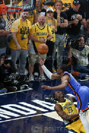 NBA: Finals-Oklahoma City Thunder at Indiana Pacers
