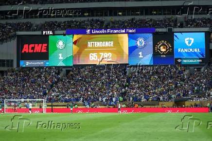 Partida entre Palmeiras e Chelsea pelo Mundial de Clubes da FIFA