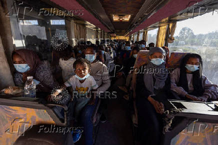 Newly-arrived migrants are trasferred to mainland Greece from their temporary shelter on Crete island