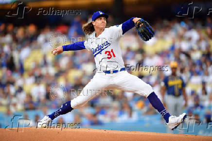 MLB: Milwaukee Brewers at Los Angeles Dodgers