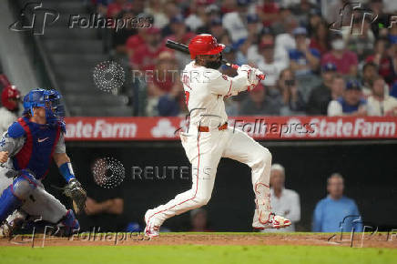 MLB: Los Angeles Dodgers at Los Angeles Angels