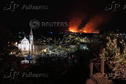Wildfire in Milna