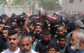 Funeral of Palestinian killed in Israeli operation in the West Bank