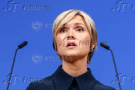 NATO Secretary General Rutte holds joint presser with Iceland's Prime Minister Frostadottir, in Brussels