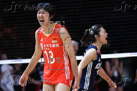 FIVB Volleyball Women's Nations League - China vs Belgium