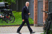 Canada?s PM Carney arrives to make a speech at the Munk School in Toronto