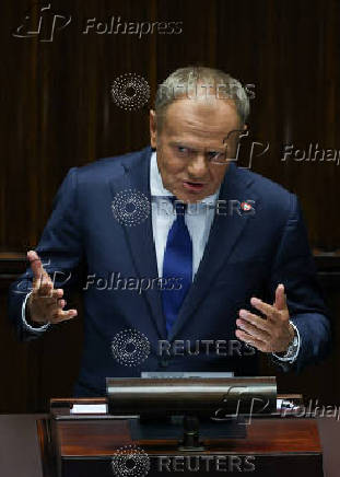 Polish PM Tusk speaks ahead of confidence vote in Warsaw