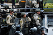 Protests against federal immigration sweeps continue in Los Angeles