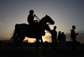 Horse riding in Sana'a