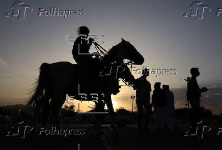 Horse riding in Sana'a