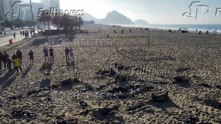 Protest against the expansion of oil exploration in the Amazon ahead of the BRICS Summit, in Rio de Janeiro