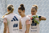 Entrenamiento selección española femenina de fútbol